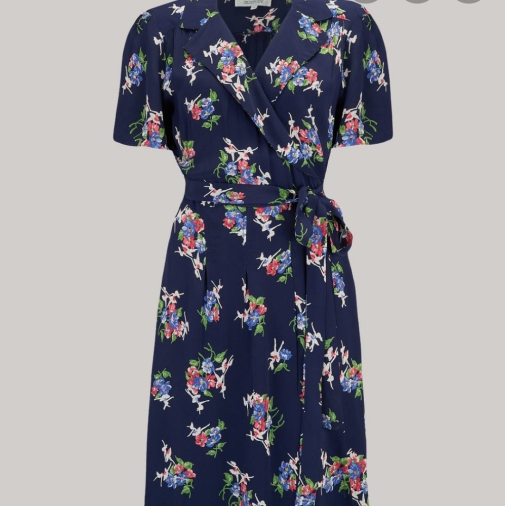 Seanster of bloomburg London Peggy wrap dress